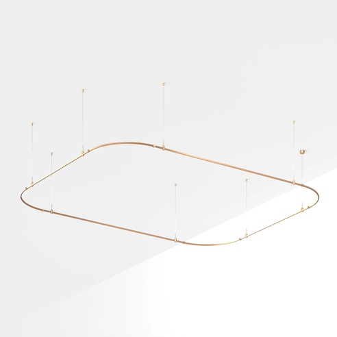 Трек ART-APRIORI-RECTANGLE-SOFT-HANG-4500x3500 (GD) (Arlight, IP20 Металл, 3 года)