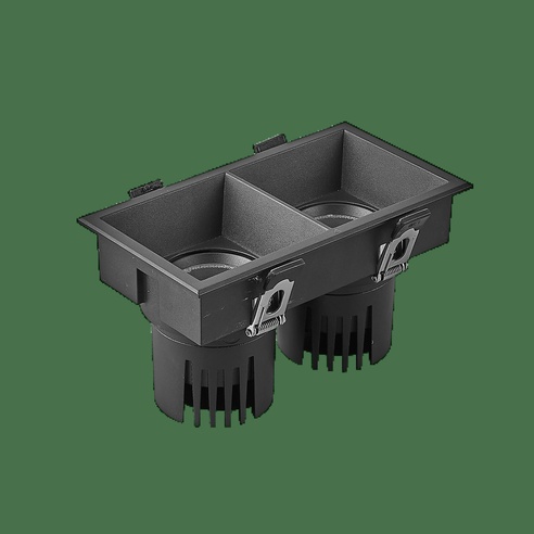 Светильник MS-FLOW-BUILT-S157x85-2x6W Warm3000 (BK, 55 deg, 230V) (Arlight, IP20 Металл, 5 лет)