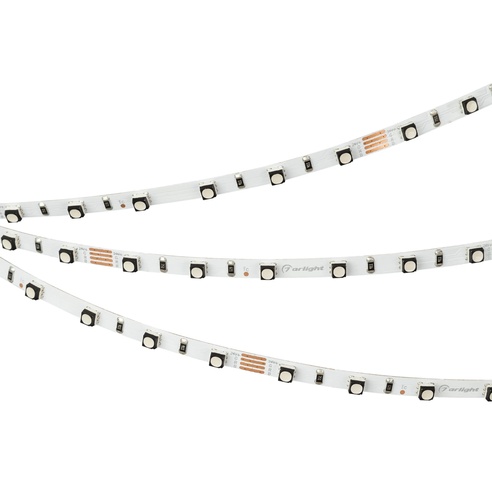 Лента светодиодная MINI-60-24V RGB 5mm (3535, 5m, LUX) (Arlight, 6 Вт/м, IP20)