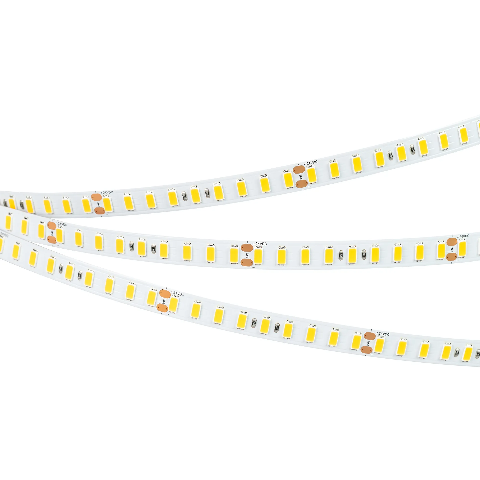 Лента светодиодная ULTRA-C126-10mm 24V Warm3500 (14.4 W/m, IP20, 5630, 5m) (Arlight, высок.эфф.200 лм/Вт) - изображение товара