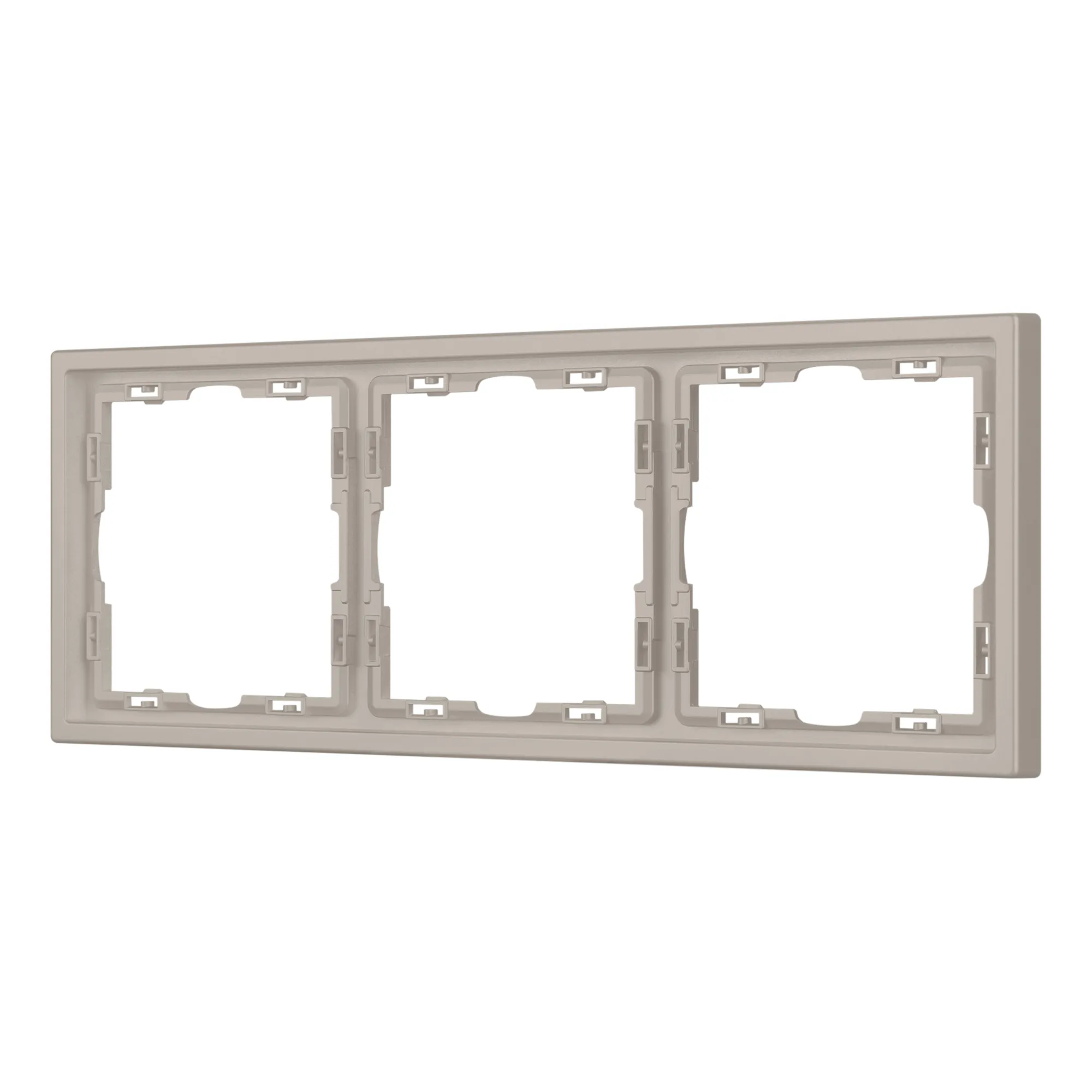 Рамка пластиковая FRM-NOBE-SFPL-3-CA (Arlight, Кашемир) - изображение товара