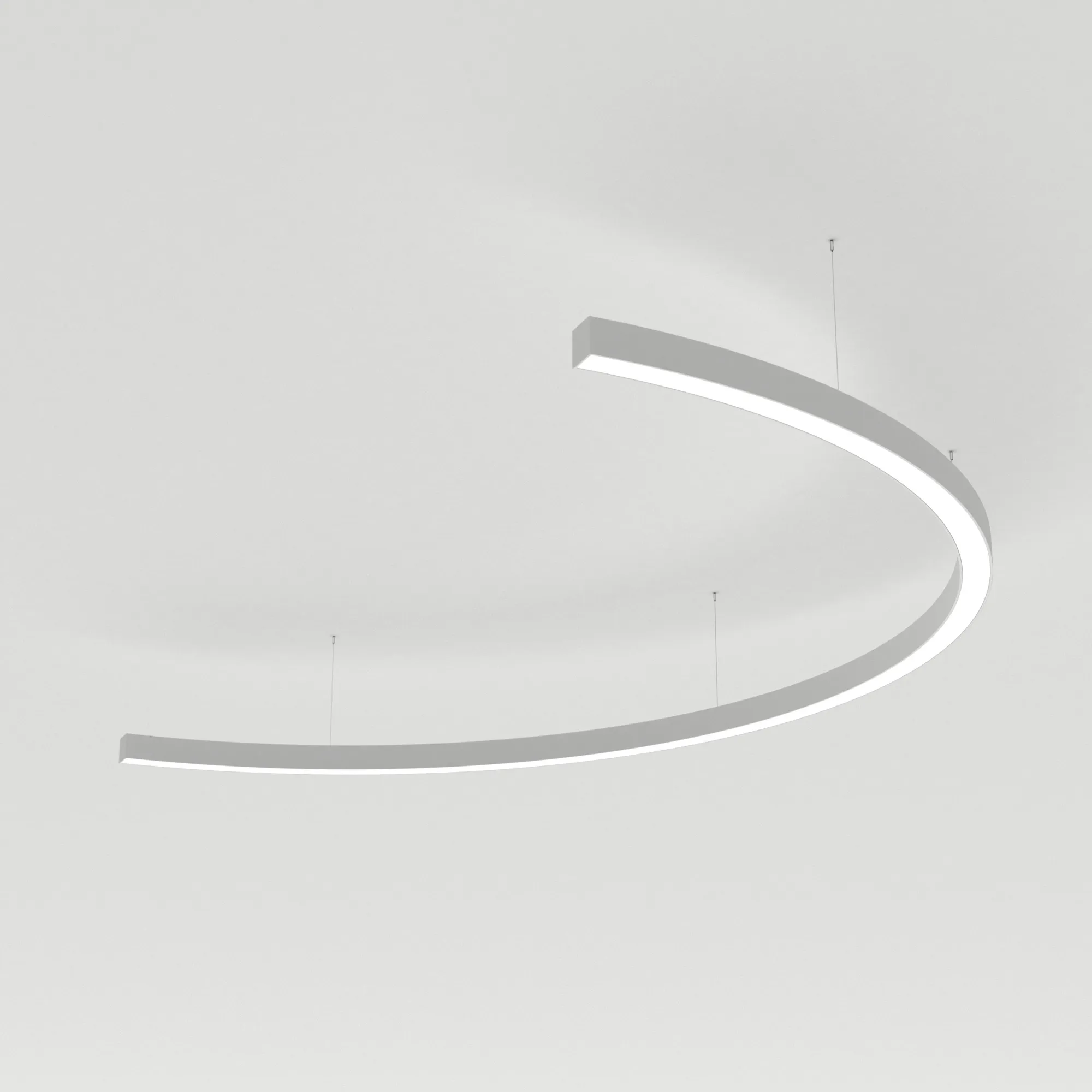 Светильник SP-LINE-HANG-ARC-C3535-D1500-53W Day4000 (WHITE, 230V) (Arlight, Металл) - изображение товара