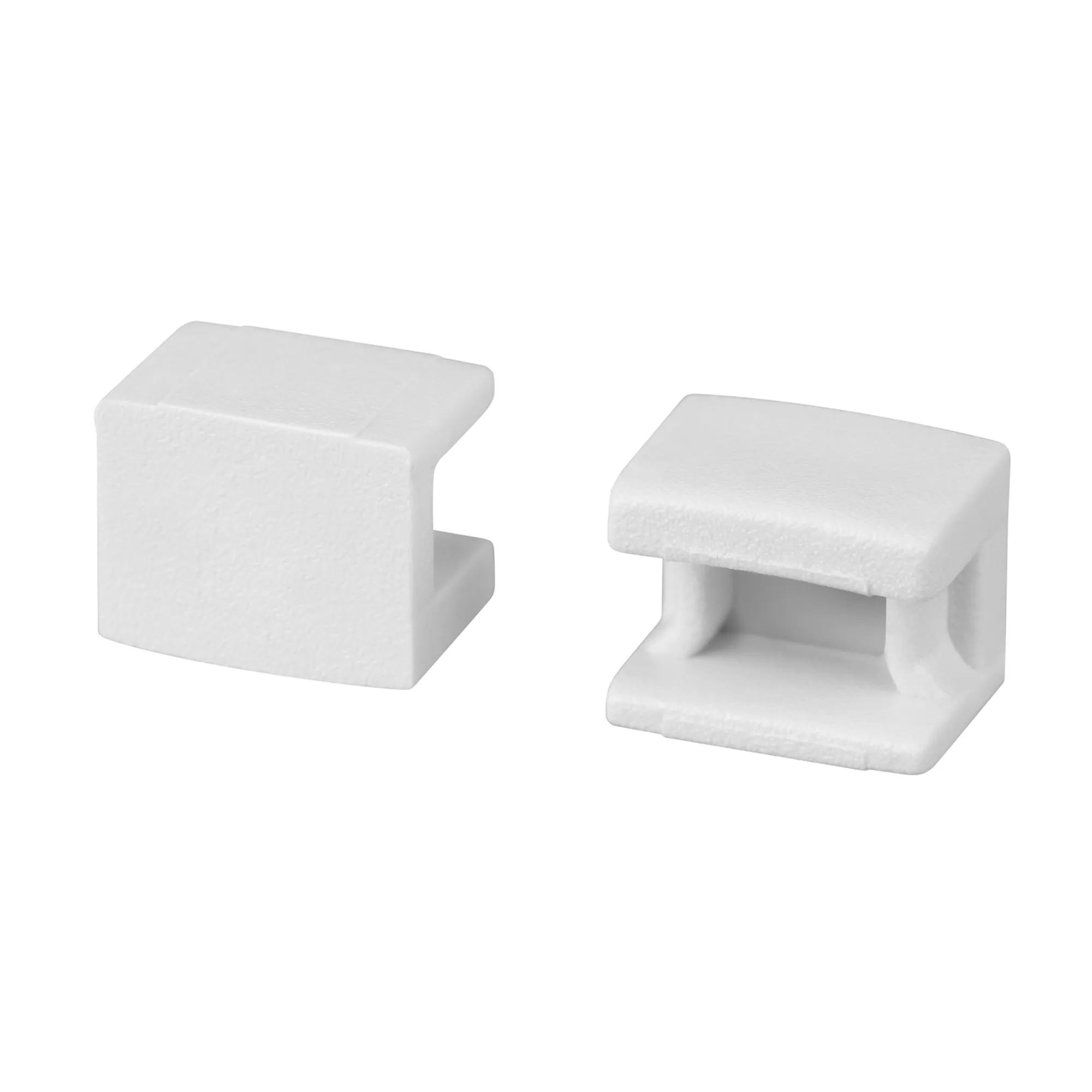 Заглушка PLINTUS-FANTOM-BENT WHITE глухая (Arlight, Пластик) - изображение товара