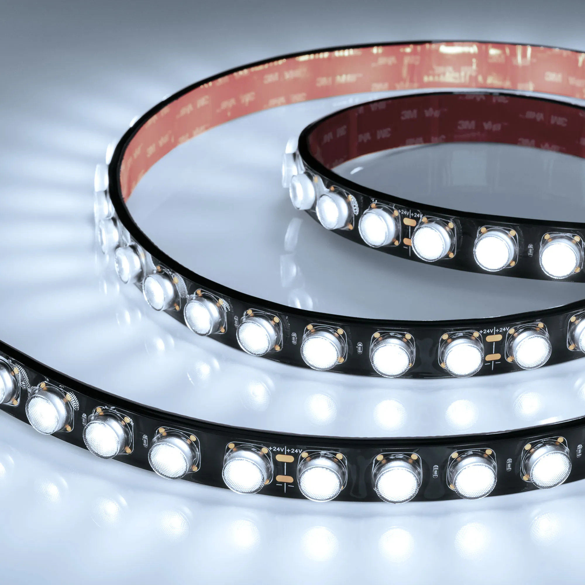 Лента светодиодная герметичная FLT-PS-A42-BLACK-23mm 24V White6000 (21 W/m, IP67, 30deg, 5m) (Arlight, -)