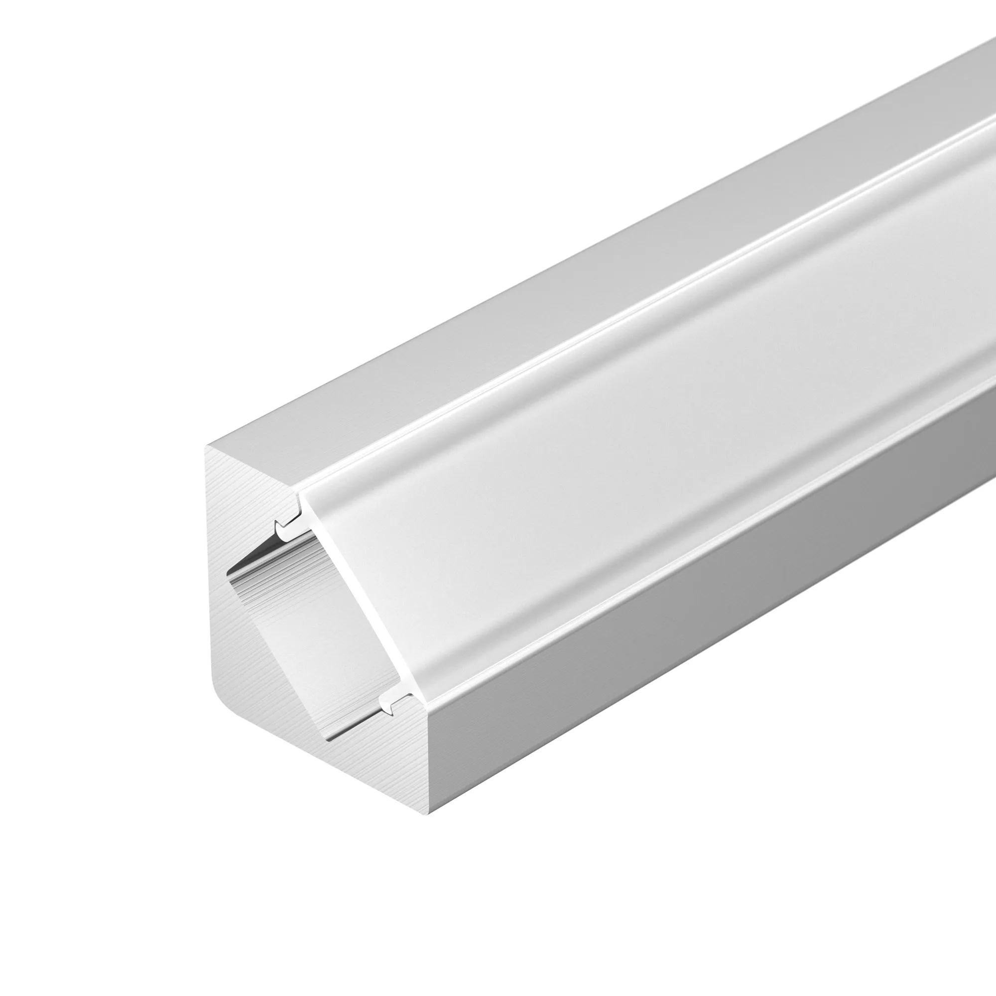 Профиль с экраном ALU-D45-2000 ANOD+FROST (Arlight, Алюминий) - изображение товара