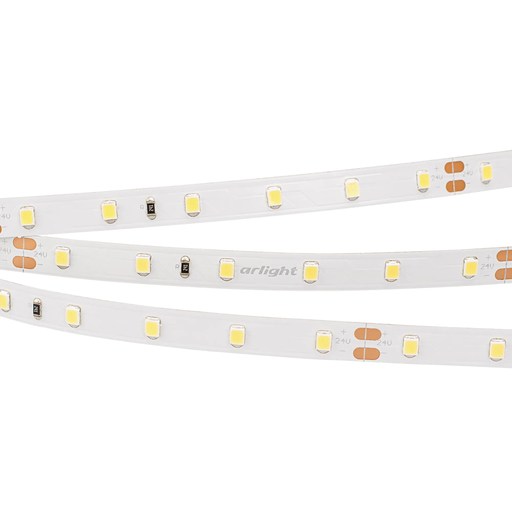 Лента светодиодная RT 2-5000 24V Warm3000 (2835, 300 LED, PRO) (Arlight, 7.2 Вт/м, IP20) - изображение товара