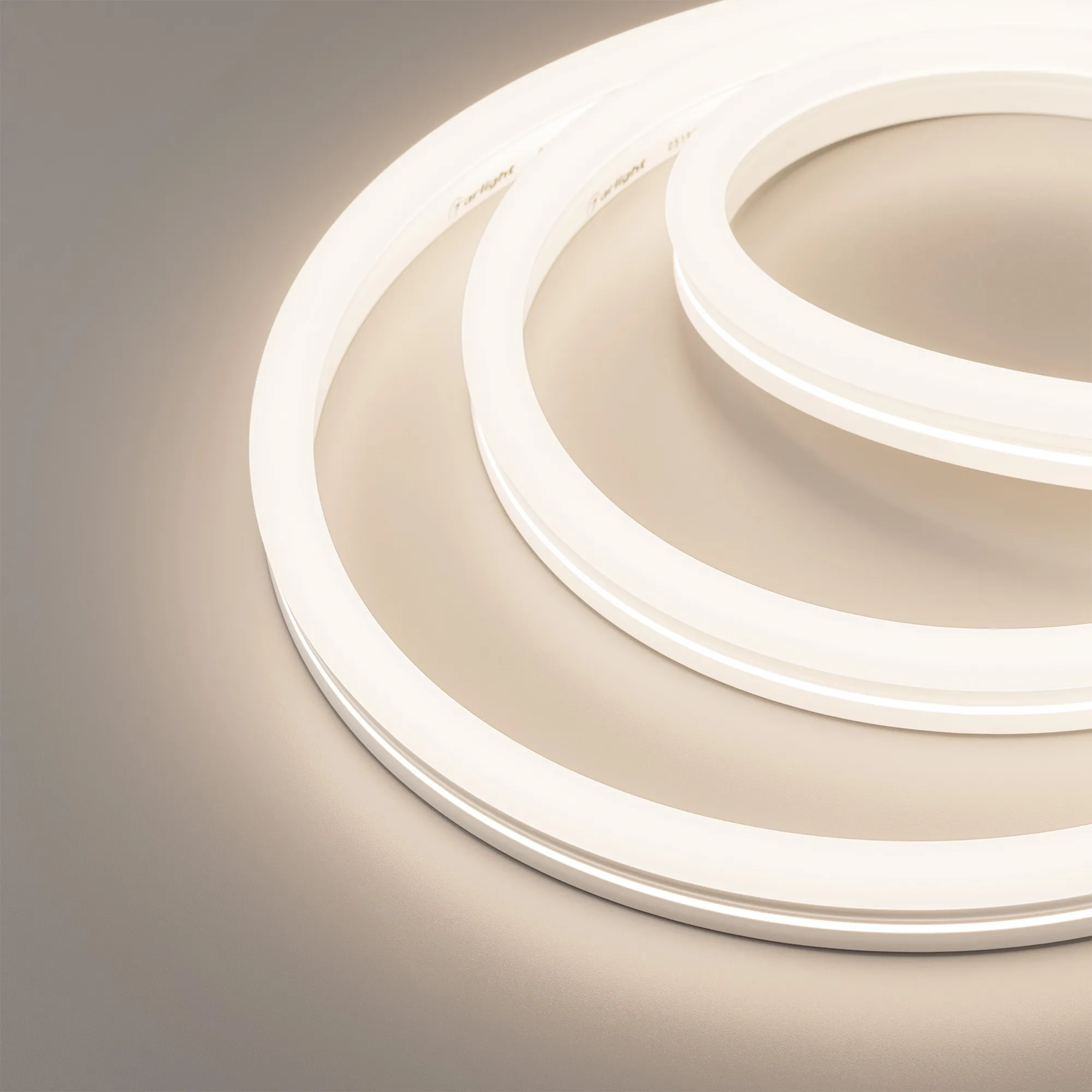 Лента герметичная MOONLIGHT-SIDE-X336-12x24mm 230V Warm3500 (11 W/m, IP65, 50m, wire x1) (Arlight, Грибовидная форма) - изображение товара